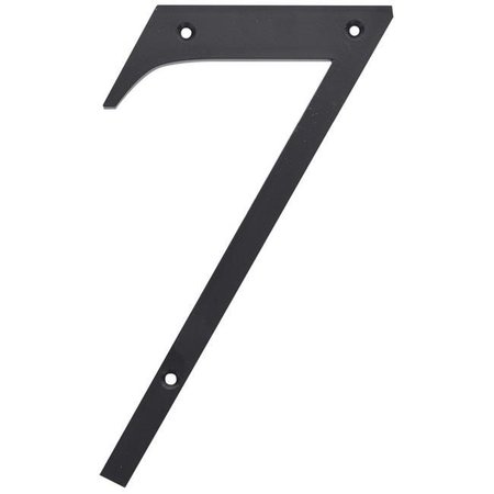 HILLMAN Hillman Group 847381 6 in. Nail-On Black Plastic House Number - 7 -  3 Piece 847381